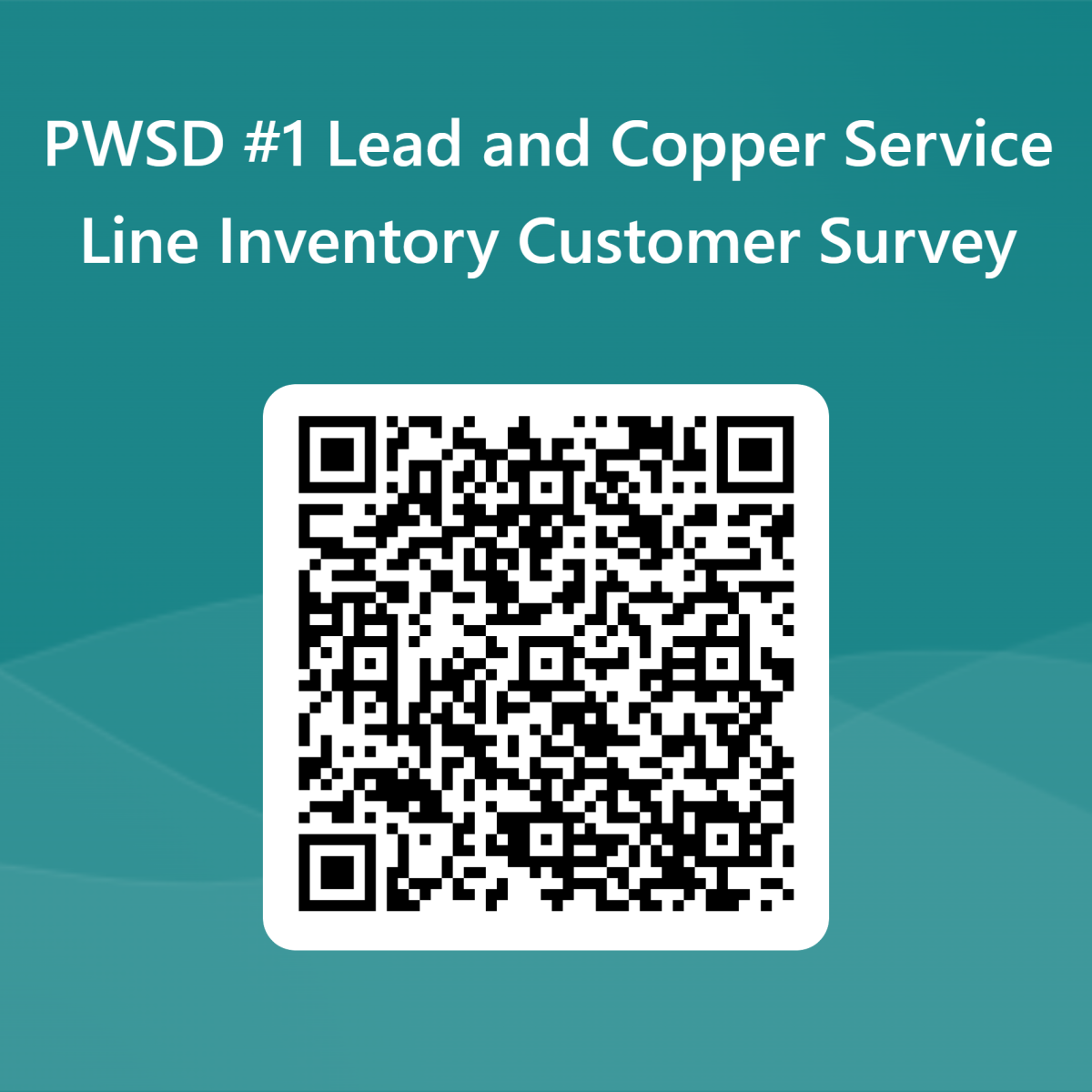 QR Code to Service Line Survey